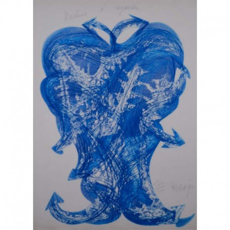 MACHINE A REGARDER. - MESSAGIER Jean (1920 - ) - Lithographie