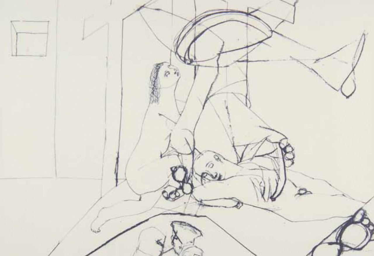 COUPLE - MOIGNARD Pierre (1961- ) - Lithographie