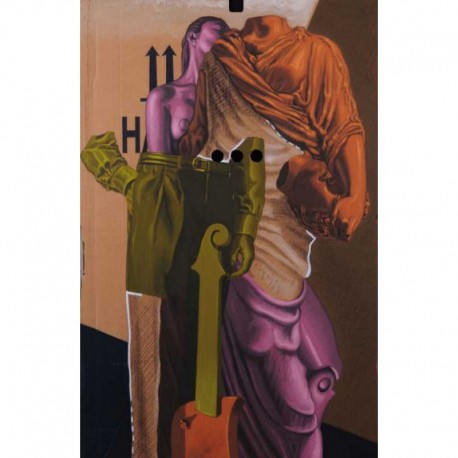 COMPOSITION I - MOLDAWAN Bernard Stephan (1948- ) - Technique mixte
