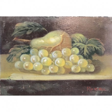 MOREAU Nicolas grappe de raisin blanc et poire