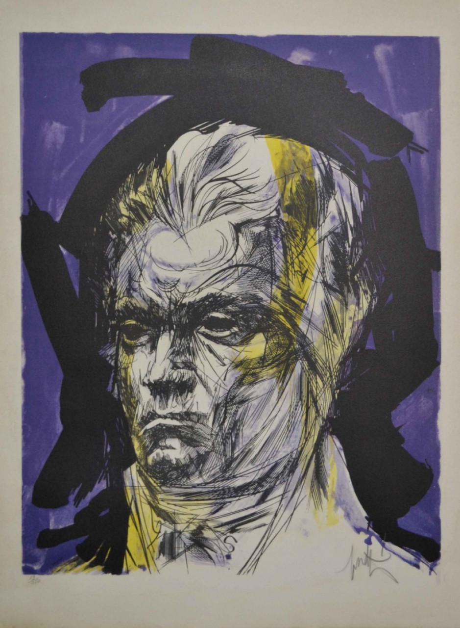 MORETTI Lucien-Philippe portrait de Beethoven