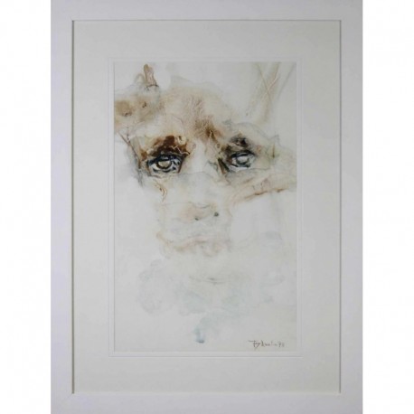 REGARD - MOULIN Jean (1932-2009) - Aquarelle