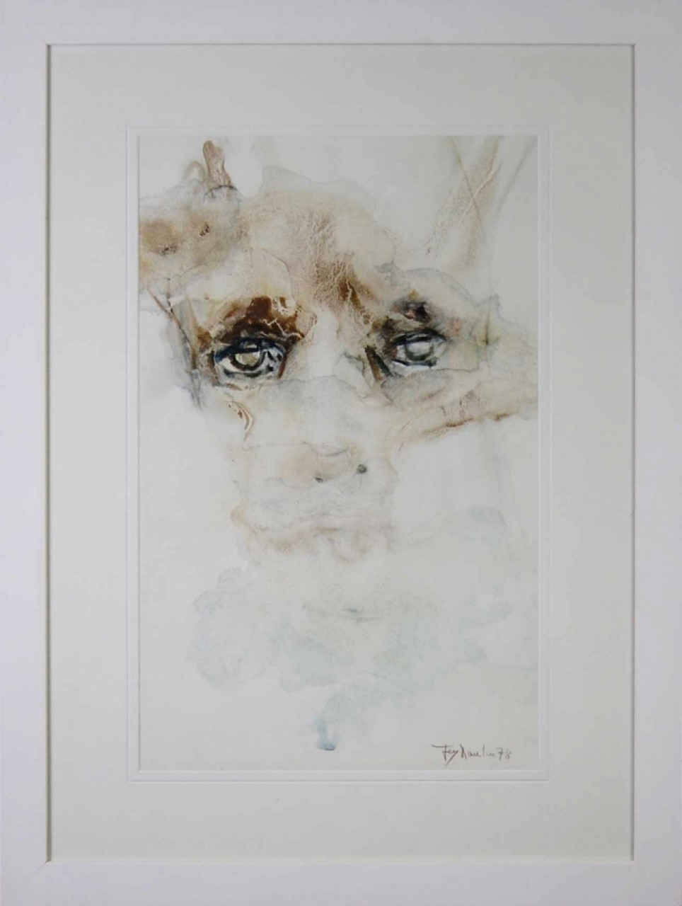 REGARD - MOULIN Jean (1932-2009) - Aquarelle