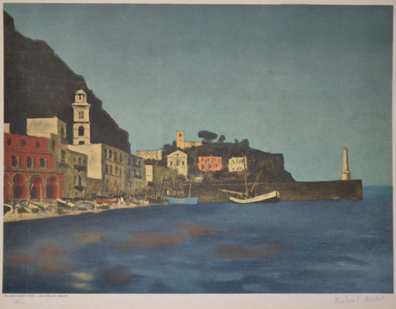 OUDOT Georges le port 