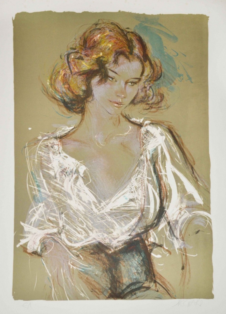 JEUNE FEMME BLONDE E.A.