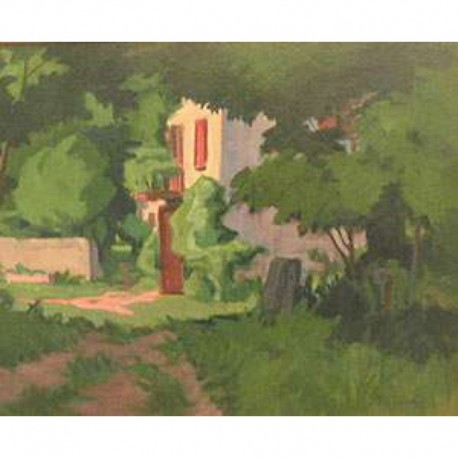 FOULAYRONNES PRES D'AGEN, Huile sur panneau, PERADON Pierre-Edmond (1893 - 1981)