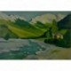PAYSAGE AUX MONTAGNES, SAVOIE, Huile sur panneau, PERADON Pierre-Edmond (1893 - 1981)