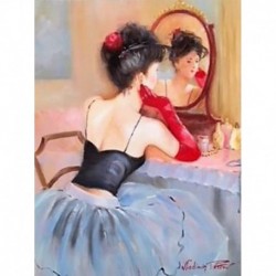 FEMME AU MIROIR