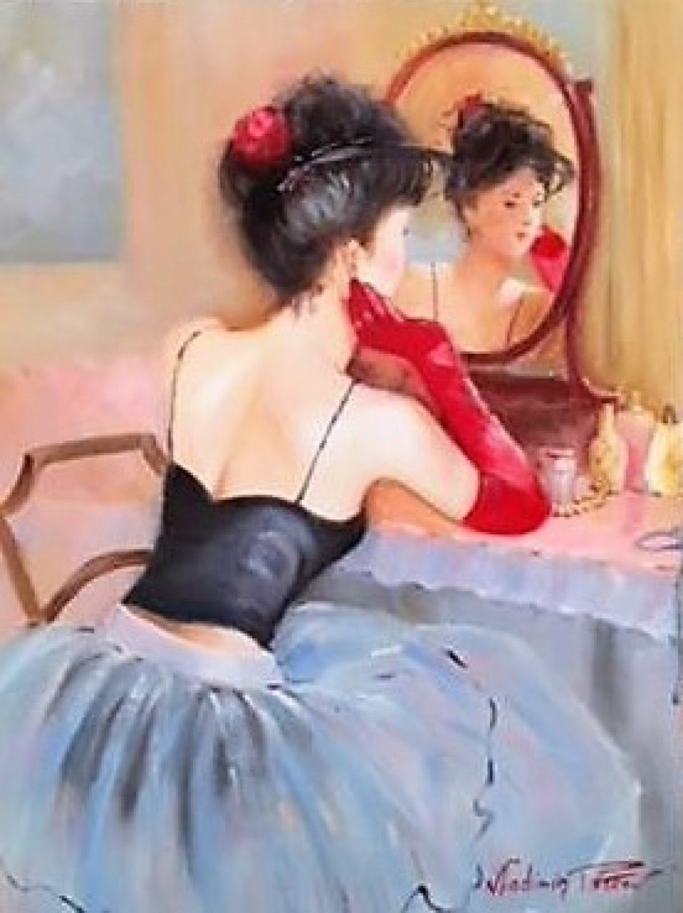 FEMME AU MIROIR