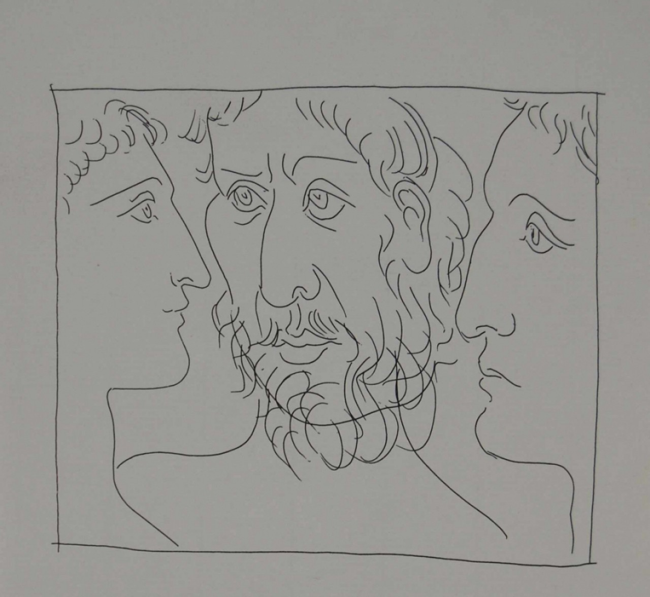 PICASSO Pablo trois personnages