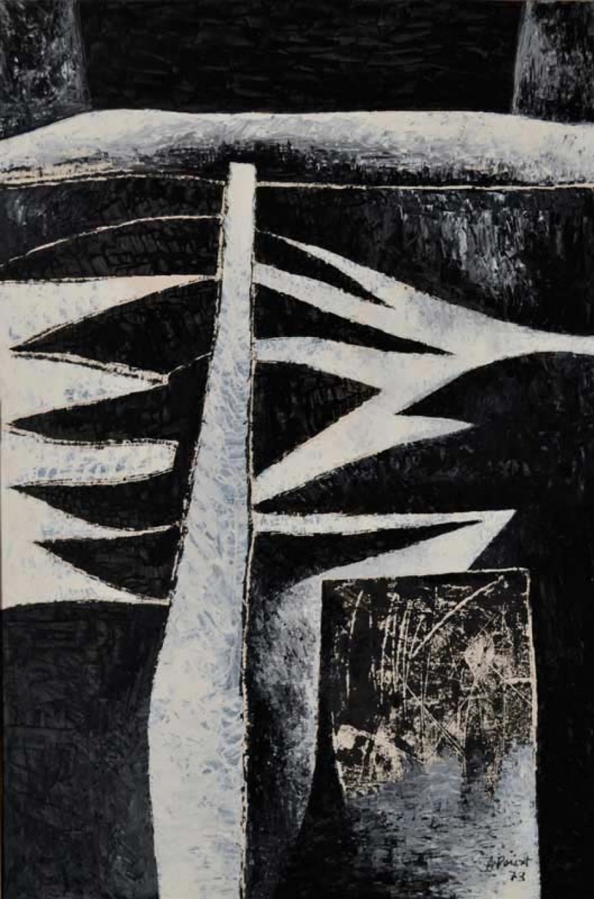 COMPOSITION EN NOIR ET BLANC (1973)