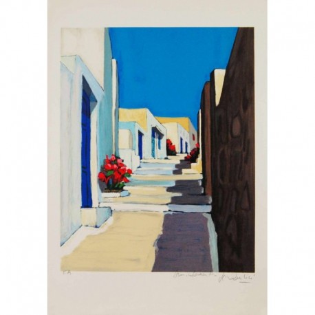 MONTEE FLEURIE A MYKONOS