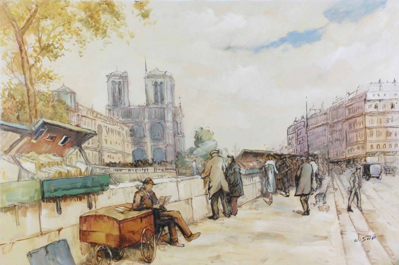 SUR LE QUAI NOTRE DAME