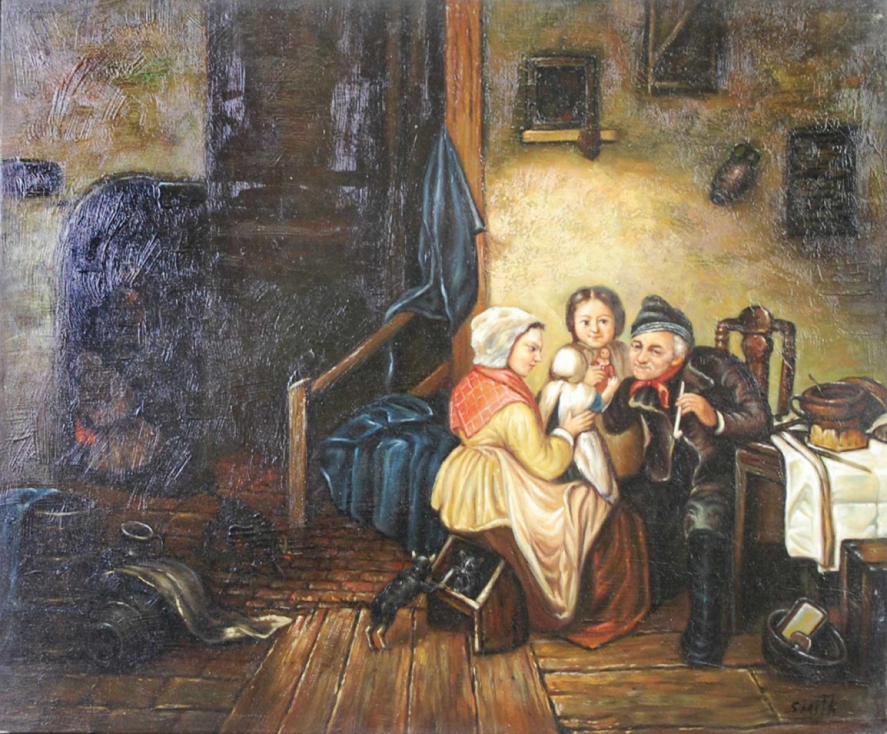 SCENE D'INTÉRIEUR
