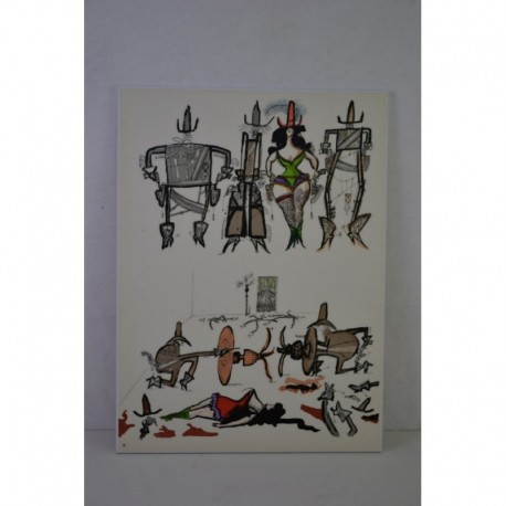 LE DUEL - STEINBERG Saül (1914 - 1999) - Lithographie