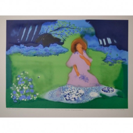JEUNE FILLE DANS L'HERBE EA XXIX/XXX