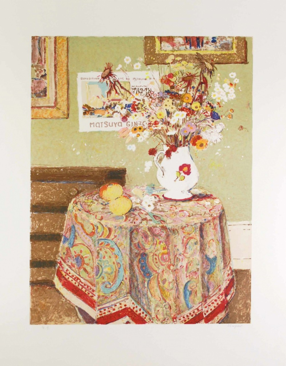BOUQUET SUR TABLE