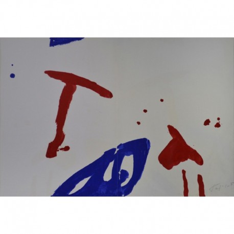 COMPOSITION - TAL-COAT (Pierre Louis Corentin (1905 - 1985) - Lithographie