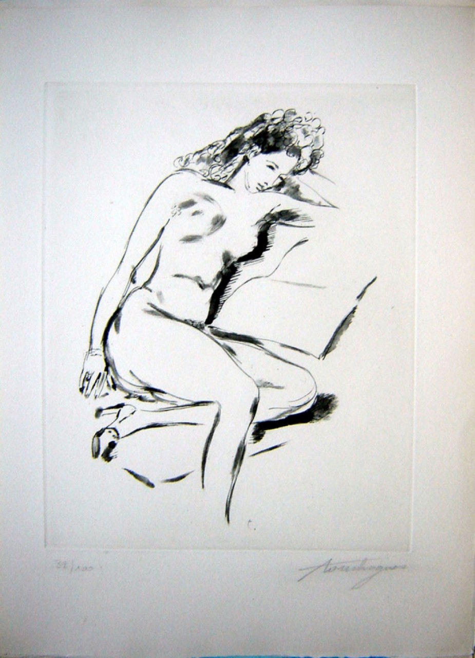 FEMME NUE AUX ESCARPINS