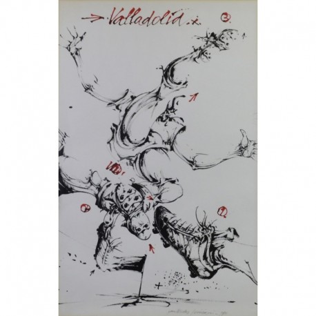 COUP DE PIED (1981) - VELICKOVIC Vladimir (1935- ) - Lithographie