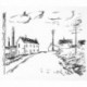 LA ROUTE DU VILLAGE - VLAMINCK Maurice De (1876-1958) - Lithographie