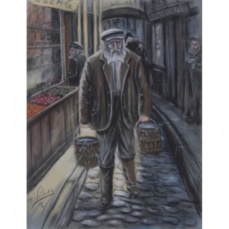 LE PORTEUR D EAU - WEISBERG Richard (1958 ) - Pastel