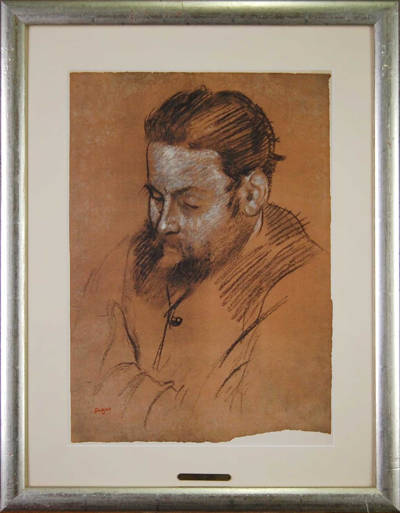 HOMME BRAS CROISES , DEGAS Edgar ( d'aprés ) (1834-1917)