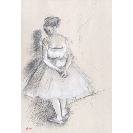 DANSEUSE DE DOS , DEGAS Edgar ( d'aprés ) (1834-1917)