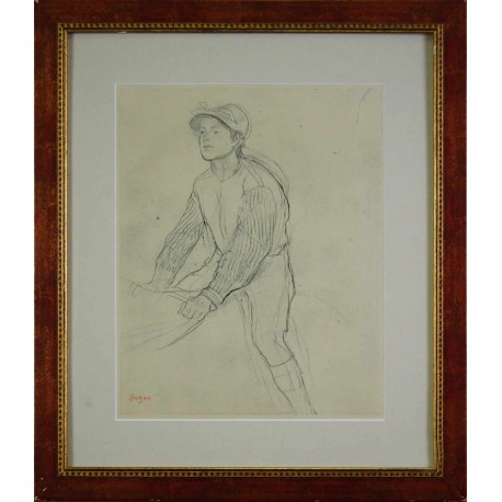 LE JOCKEY , DEGAS Edgar ( d'aprés ) (1834-1917)