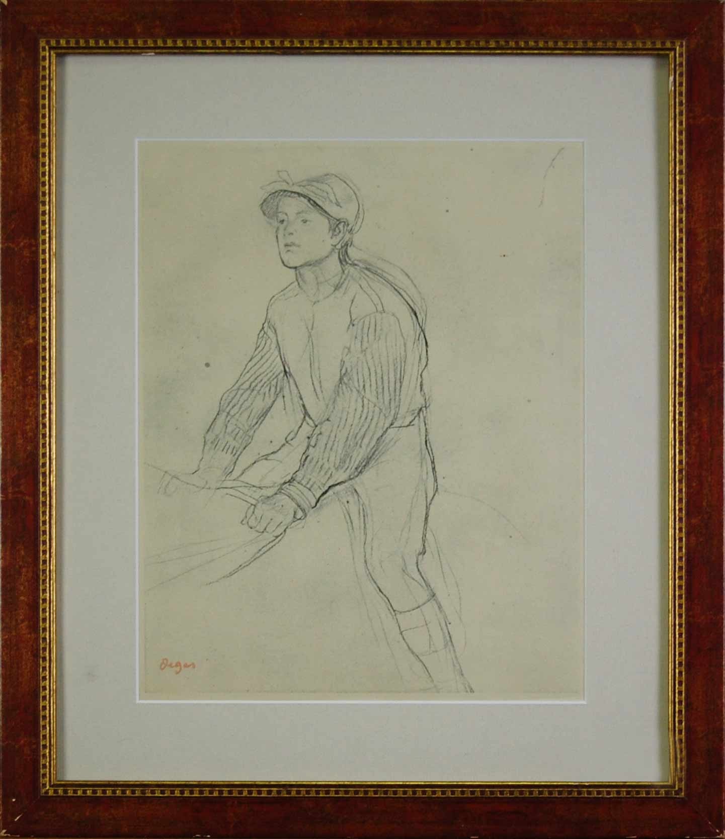 LE JOCKEY , DEGAS Edgar ( d'aprés ) (1834-1917)