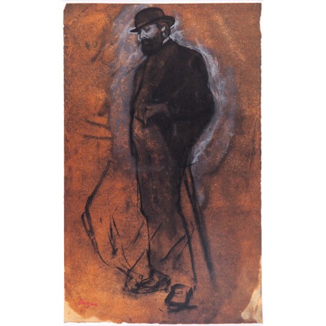 HOMME AU CHAPEAU MELON , DEGAS Edgar ( d'aprés ) (1834-1917)