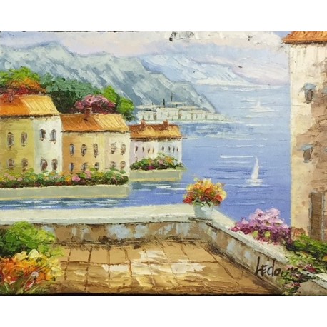 LEDOUX François Terrasse sur mer 