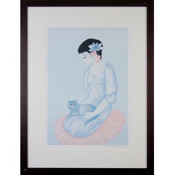 FEMME AU CHAT