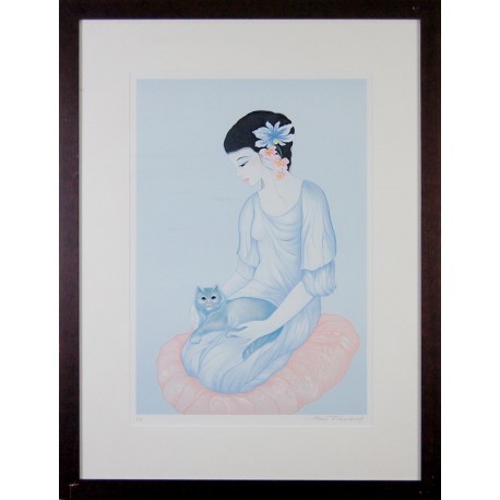 FEMME AU CHAT