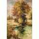 AU BORD DE L'ETANG - HENOIR Marcel (XX ème siècle) - Huile sur toile