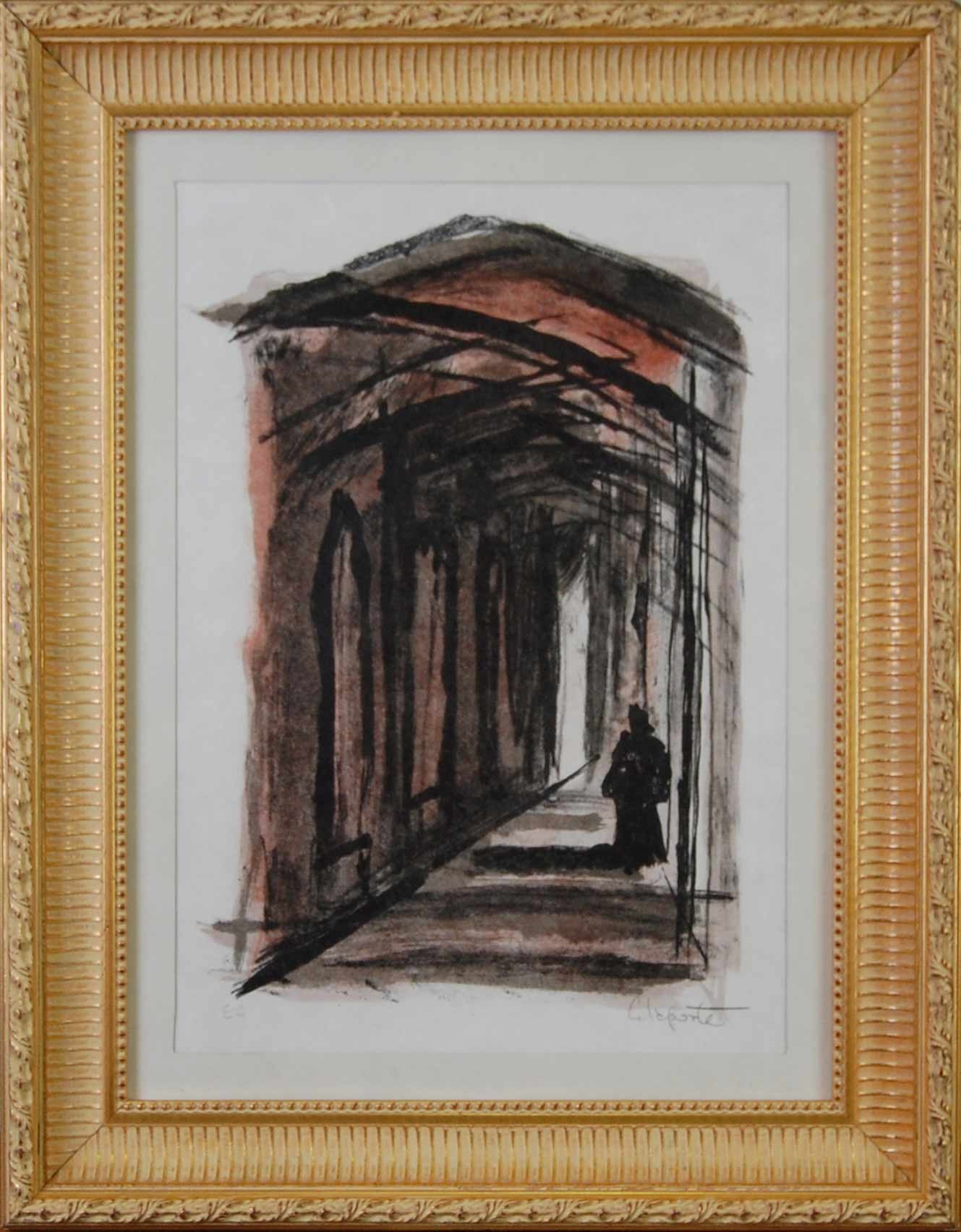 PASSAGE VOUTE - LAPORTE Georges (1926 - 2000) - Lithographie
