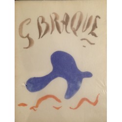 Georges Braque - œuvre graphique original - hommage de René Char