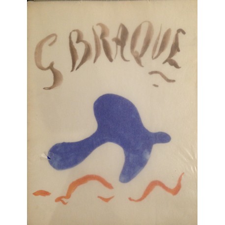 Georges Braque - œuvre graphique original - hommage de René Char