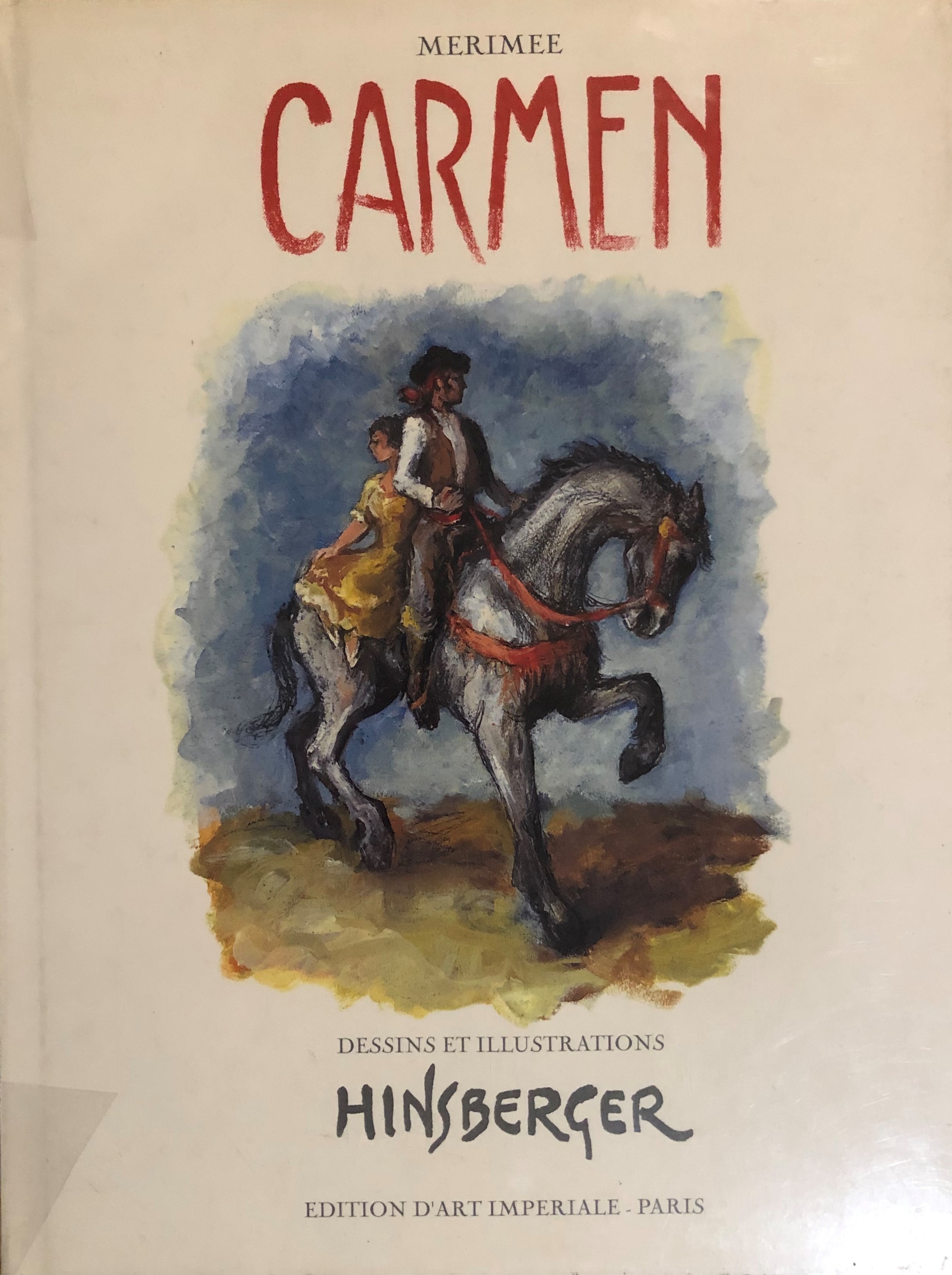 Merimée Carmen - dessins et illustrations HINSBERGER