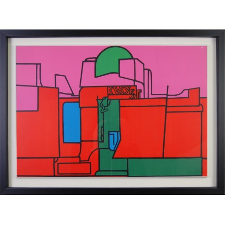 COMPOSITION - ADAMI Valerio (1935 - ) - Lithographie