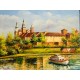 LA TRAVERSEE - BOGGA Anton (XX ème siècle) - Huile sur toile