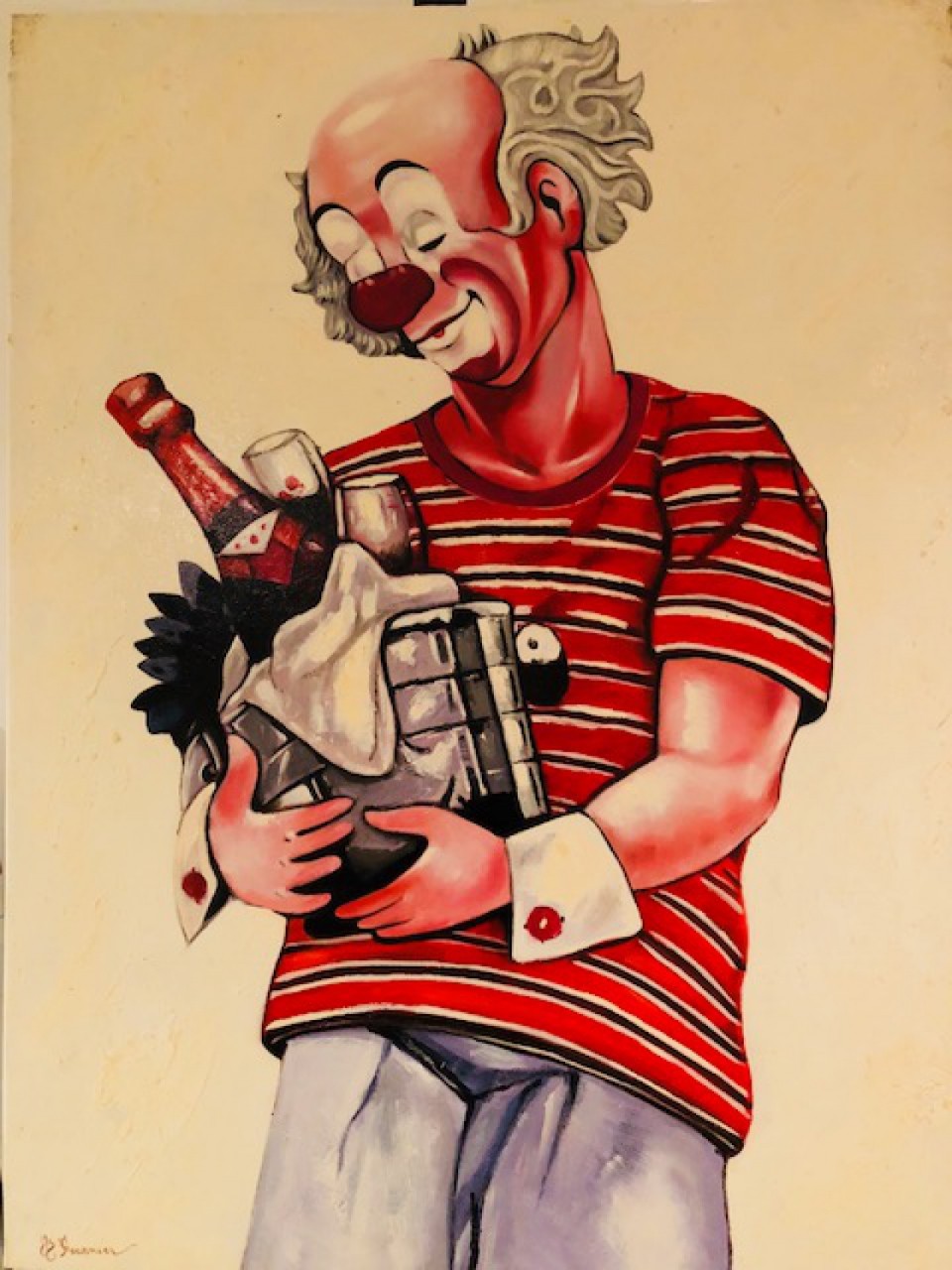 FOURNIER Jean-Baptiste clown sceau de champagne