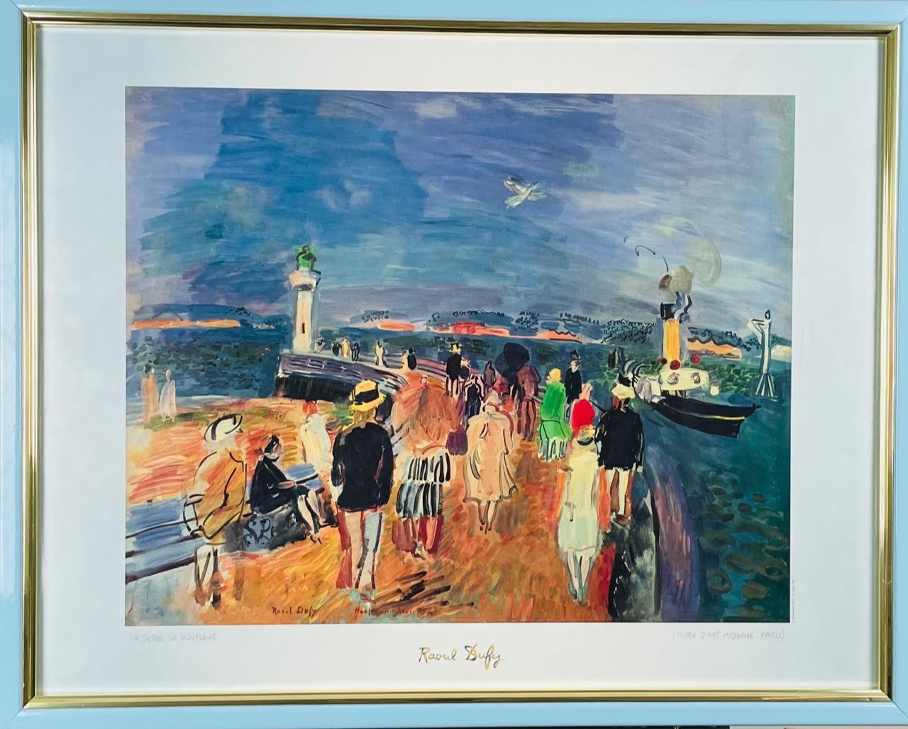 Raoul Dufy, La jetée a honfleur