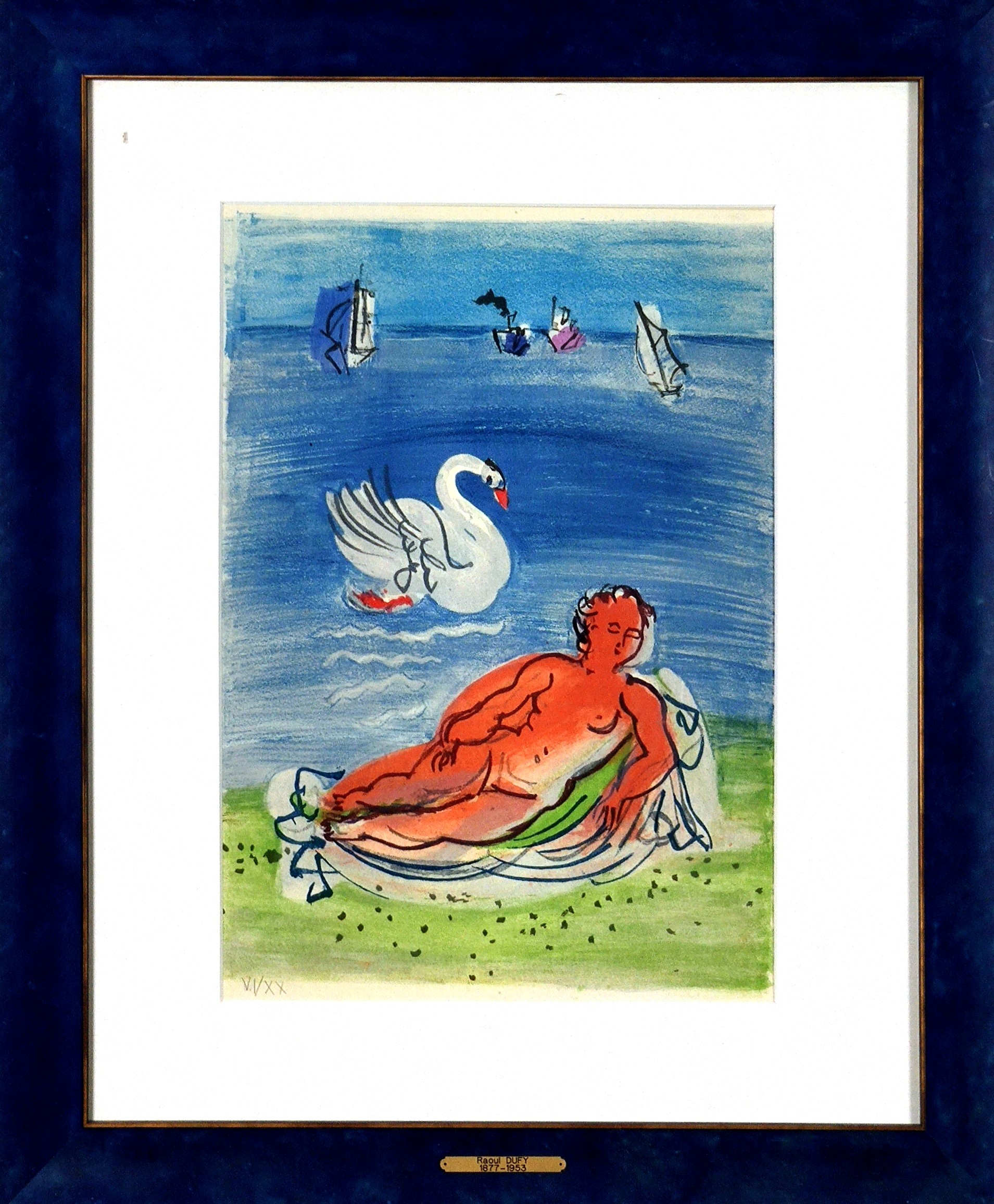 Raoul Dufy, Odalisque au cygne