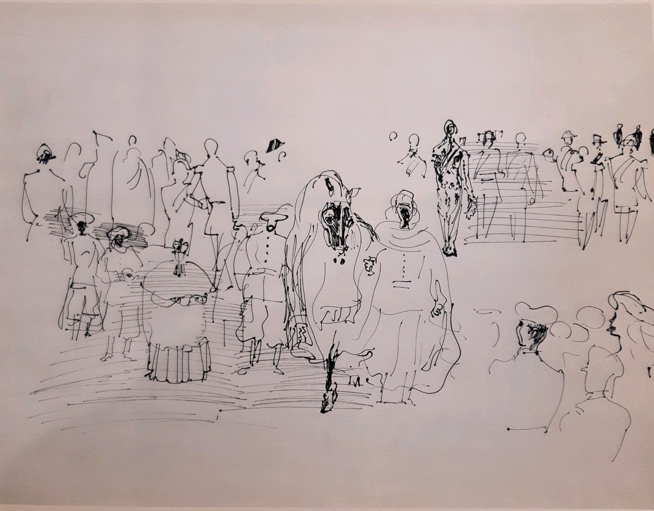Raoul Dufy, Funérailles du Marechal Lyautey