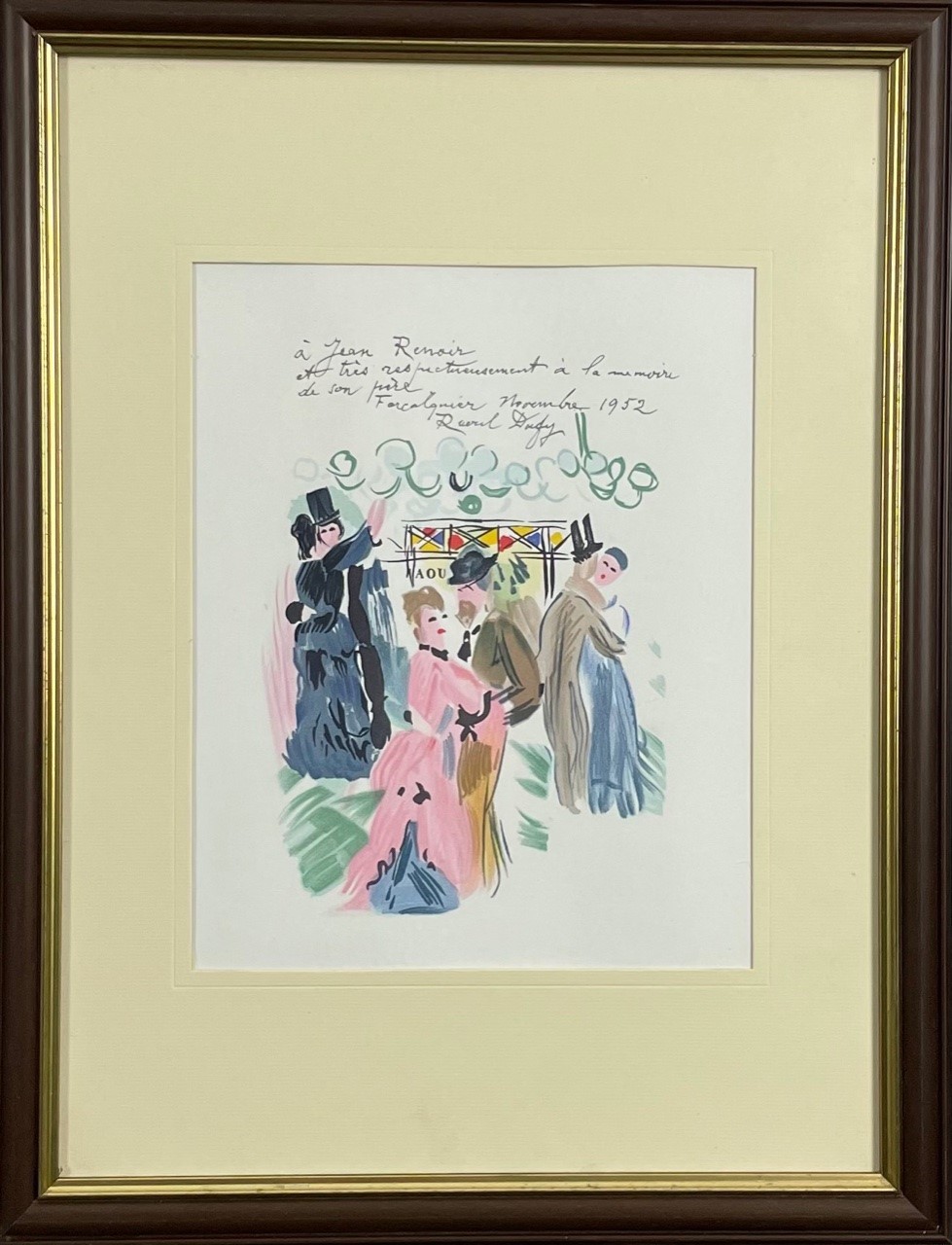 Raoul Dufy, Hommage à Renoir