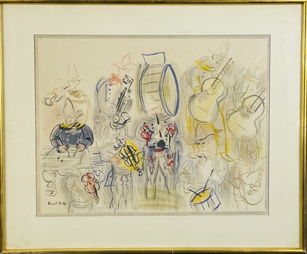 L'ORCHESTRE - DUFY Raoul (1877-1953) D'aprés - Lithographie