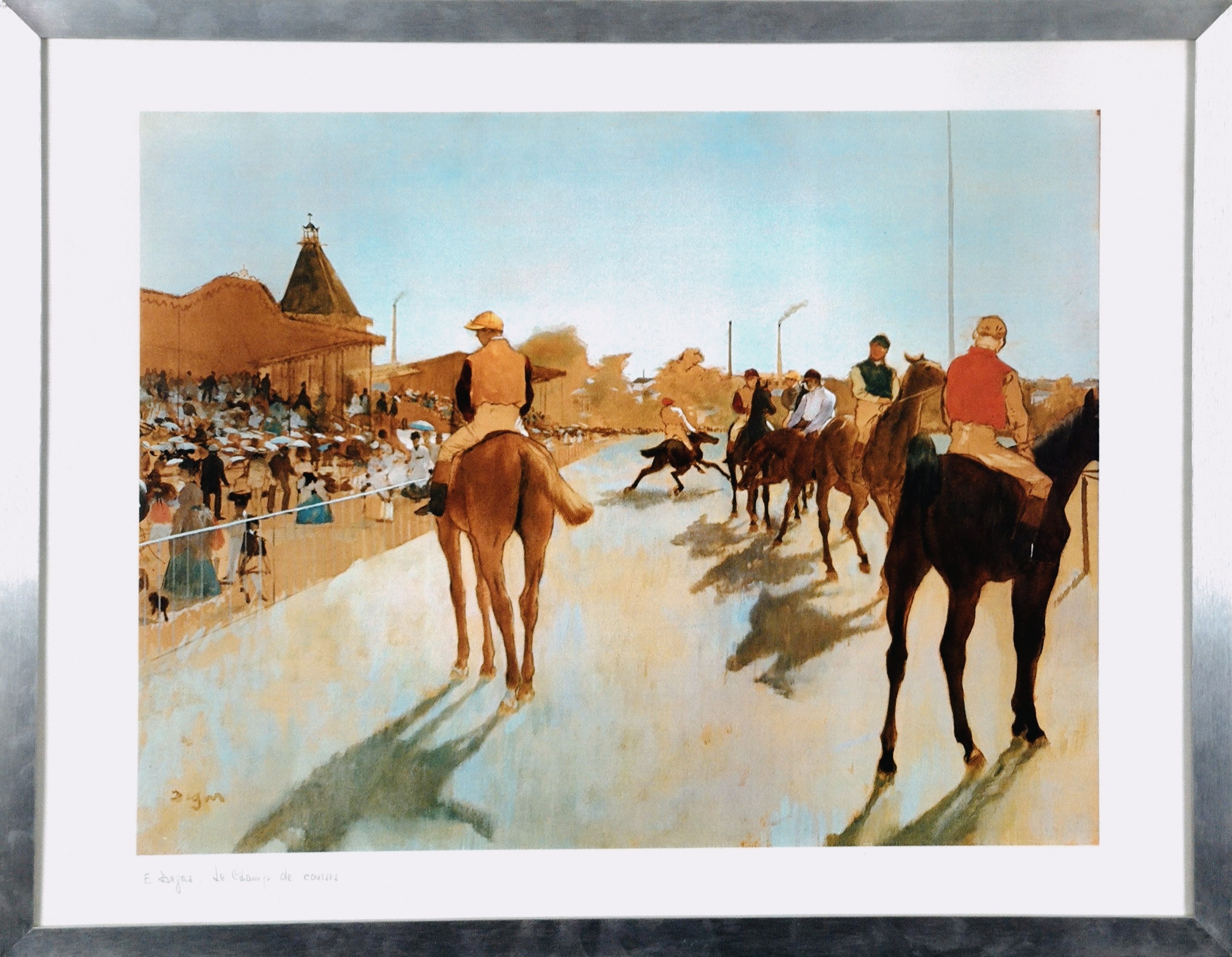 LE CHAMP DE COURSES - DEGAS Edgar ( d'aprés ) (1834-1917) - Print