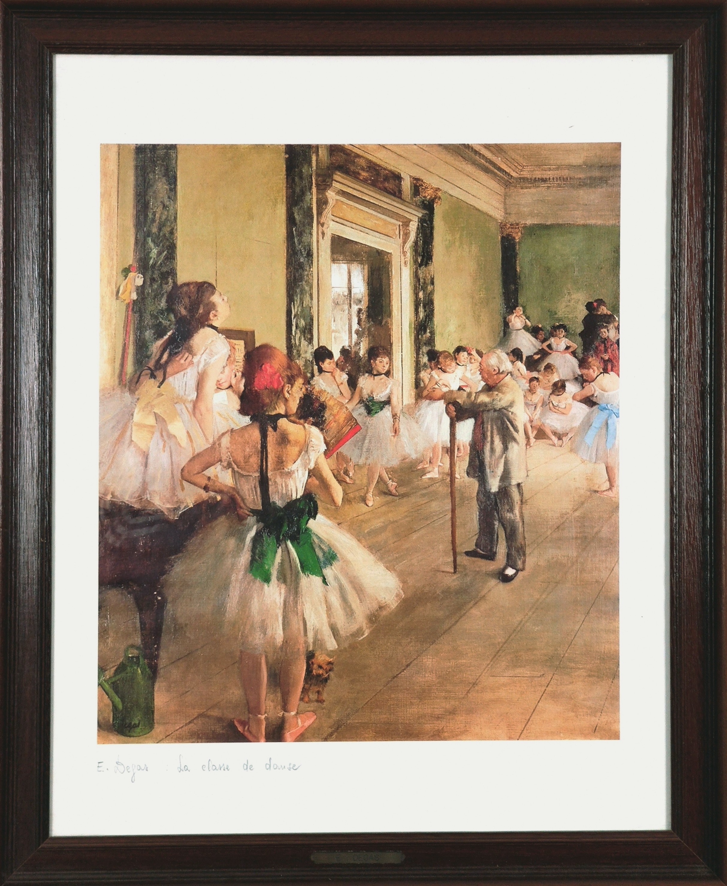 LA CLASSE DE DANSE - DEGAS Edgar ( d'aprés ) (1834-1917) - Print