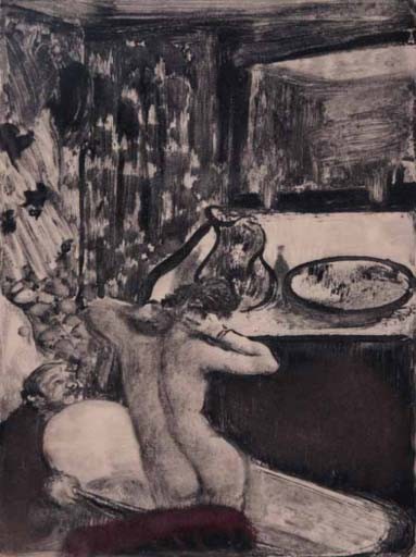 LE BAIN , DEGAS Edgar ( d'aprés ) (1834-1917)